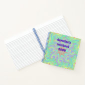 Mandala in lebhaften Pastellfarben-Notizbuch Notizblock (Innenseite)