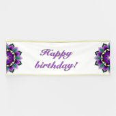Mandala in Lila Banner (Horizontal)