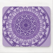 Mandala in Lila Mousepad (Vorne)