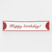 Mandala in red banner (Horizontal)