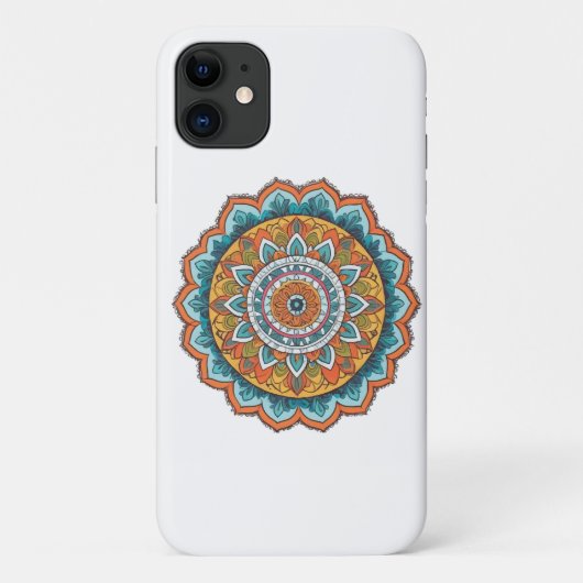 Mandala in verschiedenen Farben Case-Mate iPhone Hülle (Rückseite)