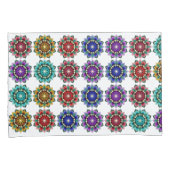 Mandala in verschiedenen Farben Kissenbezug (Vorderseite-Rechts)