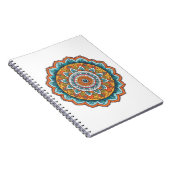 Mandala in verschiedenen Farben Notizblock (Rechte Seite)