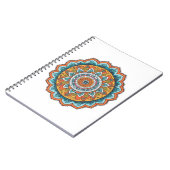 Mandala in verschiedenen Farben Notizblock (Linke Seite)