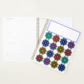 Mandala in verschiedenen Farben Planer (Anzeige)