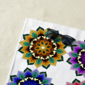 Mandala in verschiedenen Farben Strandtuch (Beispiel)