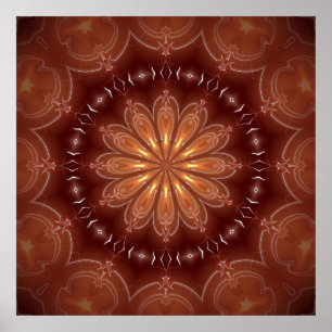 Mandala Indischer Power 2 Poster