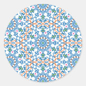 Mandala Inspiration 3 Runder Aufkleber (Vorderseite)