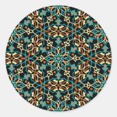 Mandala Inspiration 6 Runder Aufkleber (Vorderseite)