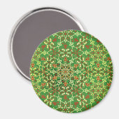 Mandala Inspiration 7 Magnet (Vorderseite/Rückseite)