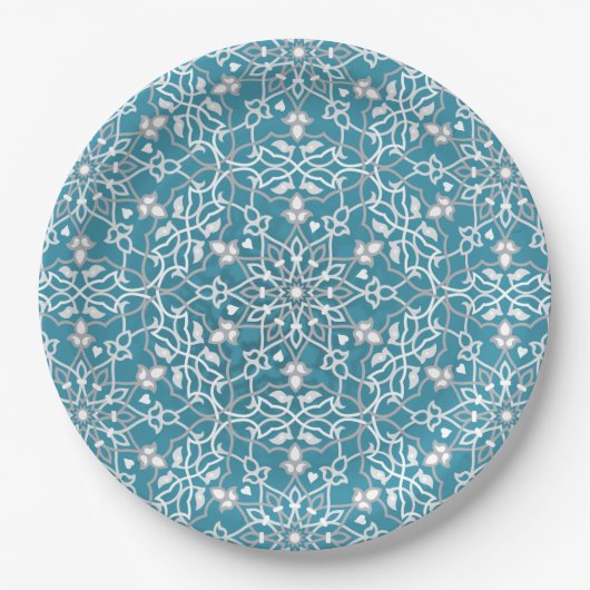 Mandala Inspiration 8 Pappteller (Vorderseite)