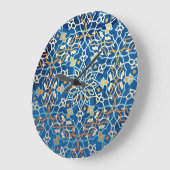 Mandala Inspiration Große Wanduhr (Winkel)