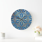 Mandala Inspiration Große Wanduhr (Zuhause)