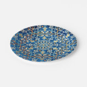 Mandala Inspiration Pappteller (Schrägansicht)
