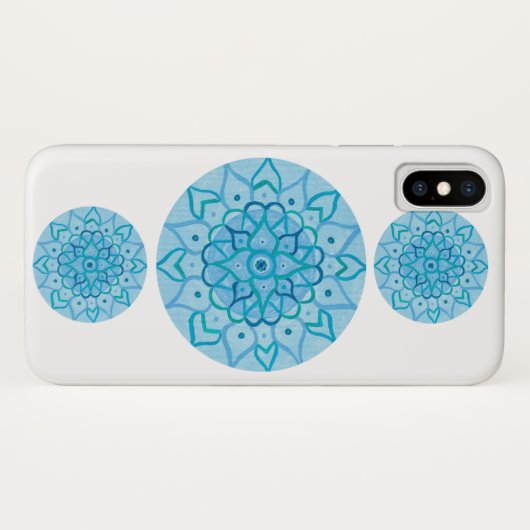 Mandala iPhoneX Case (Rückseite (Horizontal))