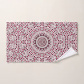 Mandala ist bordeauxgrau badhandtuch set (Handtuch)