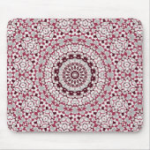 Mandala ist bordeauxgrau mousepad (Vorne)