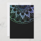 Mandala Junggeselinnen-Abschied Einladung (Rückseite)