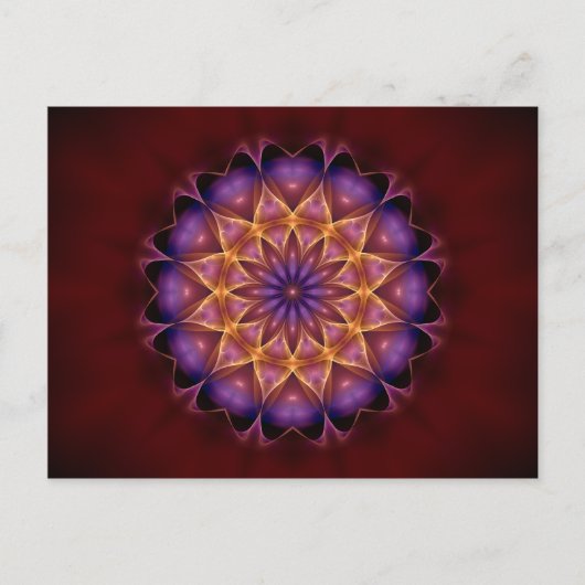 Mandala Kalakupua 1 Postkarte (Vorderseite)