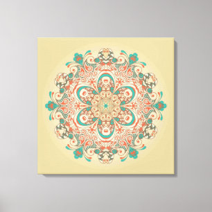 Mandala Kaleidoscop - Wrapped Canvas Leinwanddruck