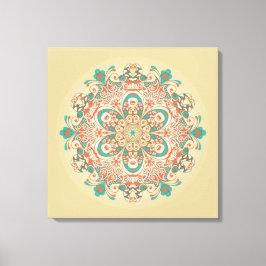 Mandala Kaleidoscop - Wrapped Canvas Leinwanddruck