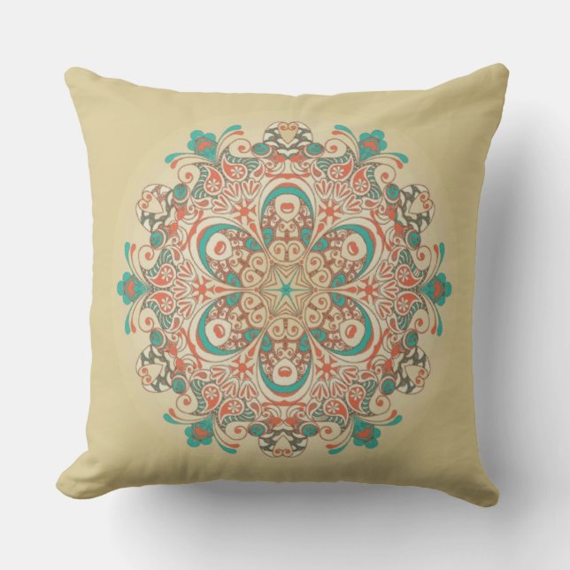 Mandala Kaleidoscope Mandala - Pillow Kissen (Vorderseite)