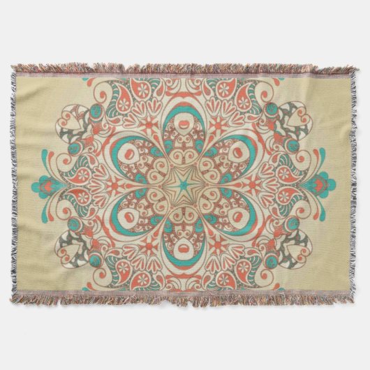 Mandala Kaleidoscope Mosaic - Blanket Decke (Vorderseite)