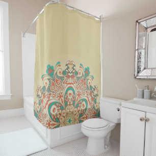 Mandala Kaleidoskop Mosaik - Duschvorhang