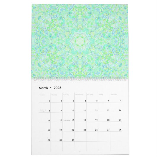 Mandala Kalender (Mär 2026)
