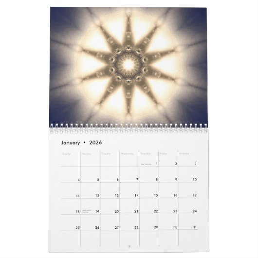 Mandala-Kalender Kalender (Jan 2026)
