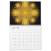 Mandala-Kalender zwei Kalender (Mär 2027)