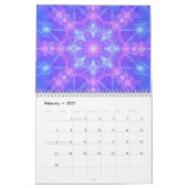 Mandala-Kalender zwei Kalender (Feb 2027)