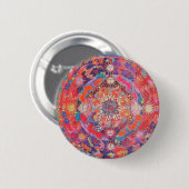 Mandala Kaliforniens Daz e Button (Vorne & Hinten)