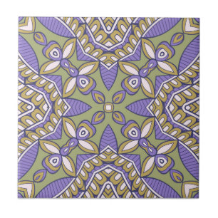 Mandala-Karo 5 Fliese