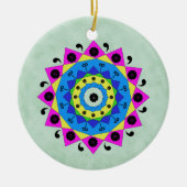 Mandala Keramik Ornament (Vorne)