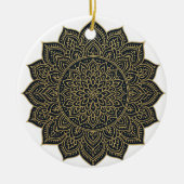 Mandala Keramik Ornament (Vorne)