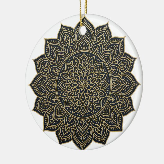 Mandala Keramik Ornament (Links)