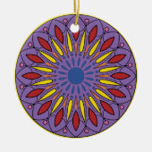 Mandala Keramik Ornament (Vorne)
