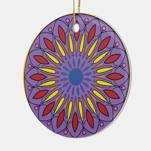 Mandala Keramik Ornament (Links)