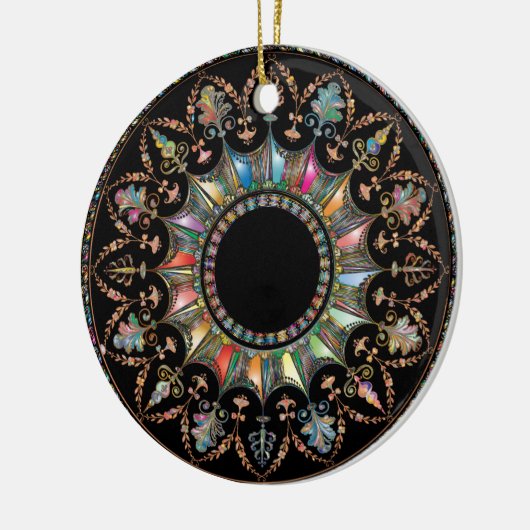 Mandala Keramik Ornament (Links)