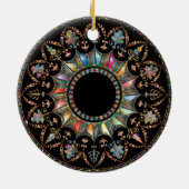 Mandala Keramik Ornament (Hinten)