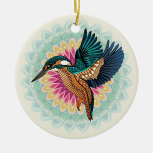 Mandala Keramik Ornament