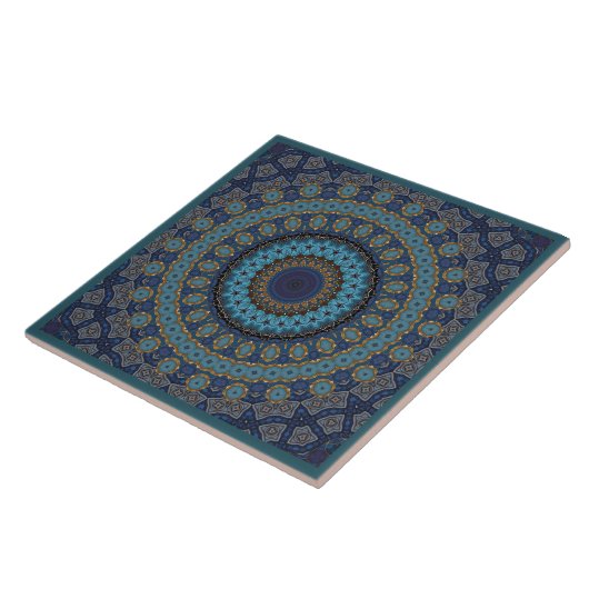 Mandala Keramik Tile Fliese (Seite)