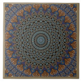 Mandala Keramik Tile Fliese (Vorderseite)