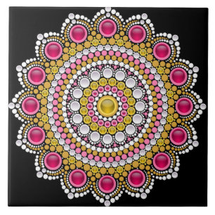 Mandala-Keramikfliese Fliese
