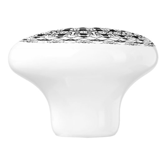 Mandala Keramikknauf (Seitenansicht)