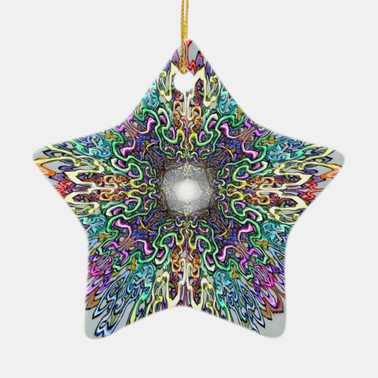 Mandala Keramikornament (Vorne)