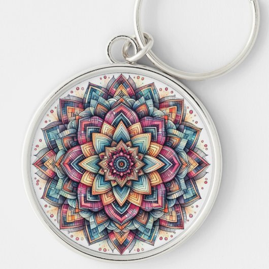 Mandala Key Chain Schlüsselanhänger (Vorne)