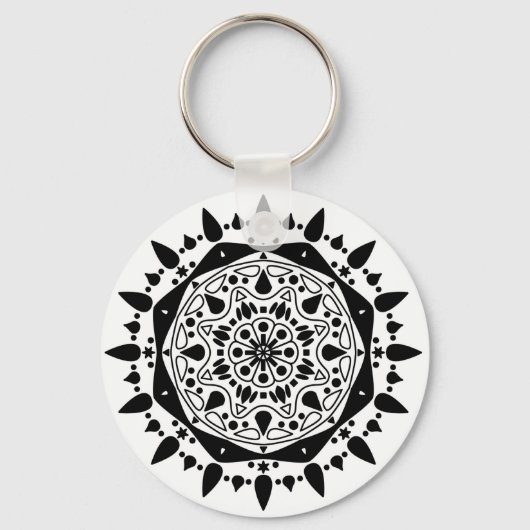 Mandala Keyring Schlüsselanhänger (Vorderseite)