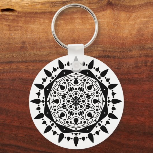 Mandala Keyring Schlüsselanhänger (Rückseite)